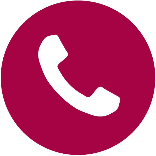 Phone Icon Maroon Background PNG