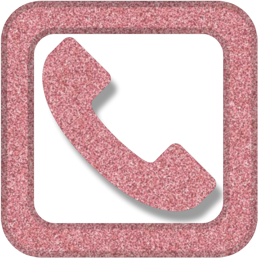 Phone Icon Pink Texture PNG