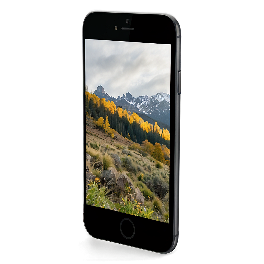 Phone Mockup In Nature Png 42 PNG