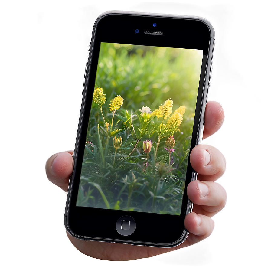 Phone Mockup In Nature Png Ano52 PNG