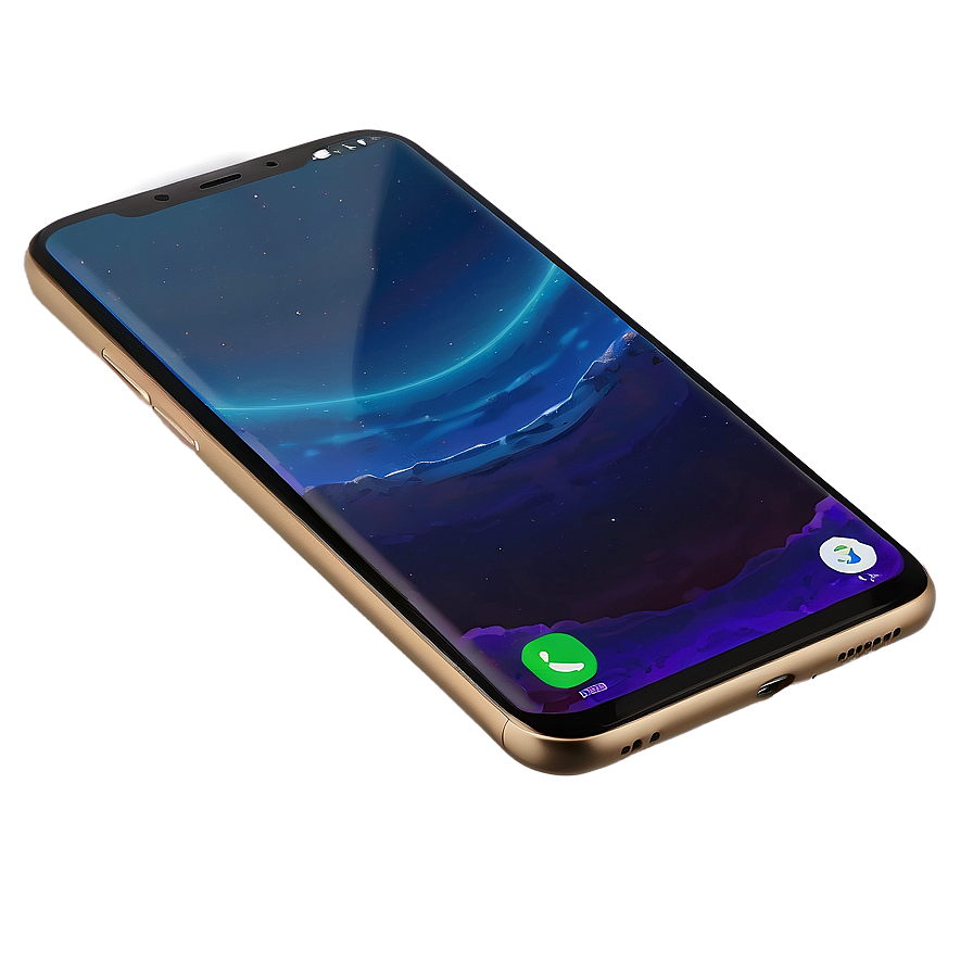 Phone With Bezel-less Display Png Nbf75 PNG