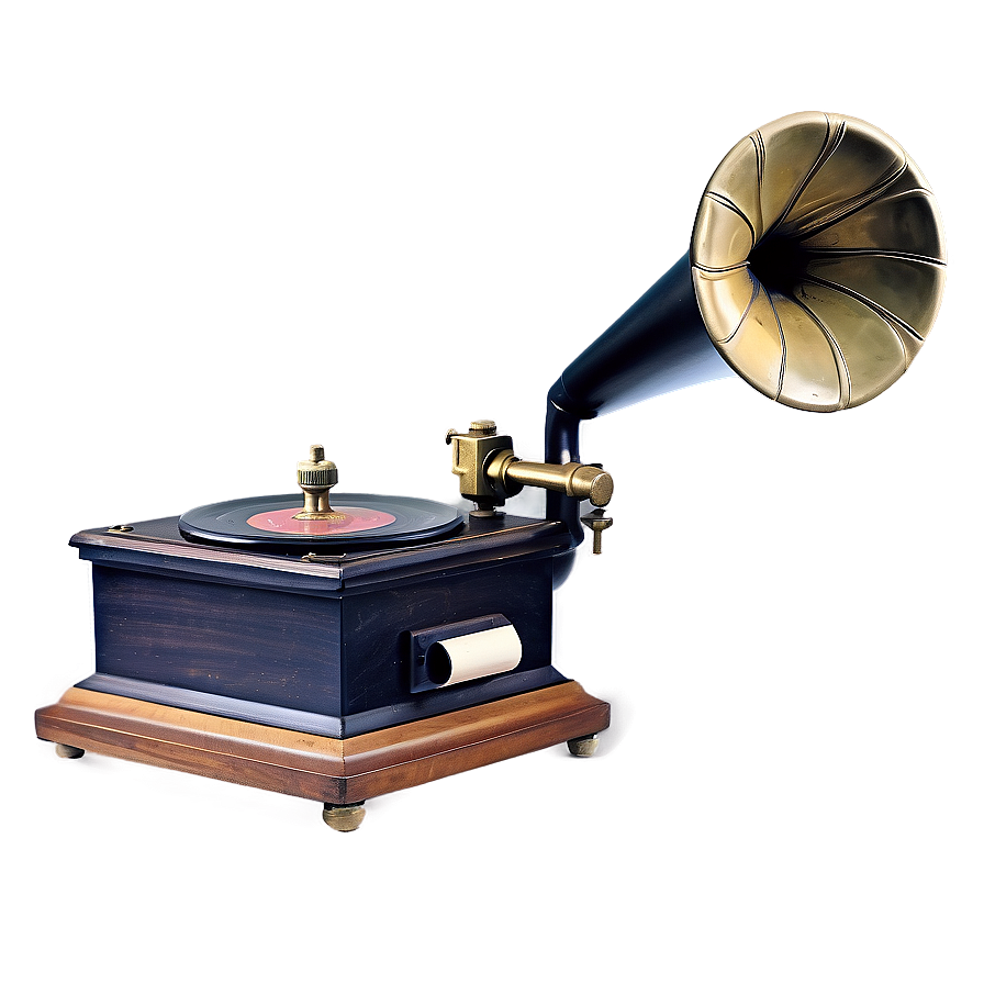 Download Phonograph In Vintage Setting Png Hwq90 | Wallpapers.com