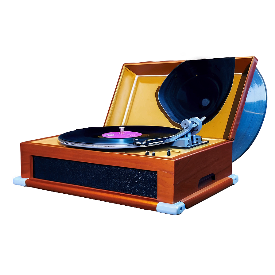 Phonograph Playing Jazz Record Png 4 PNG