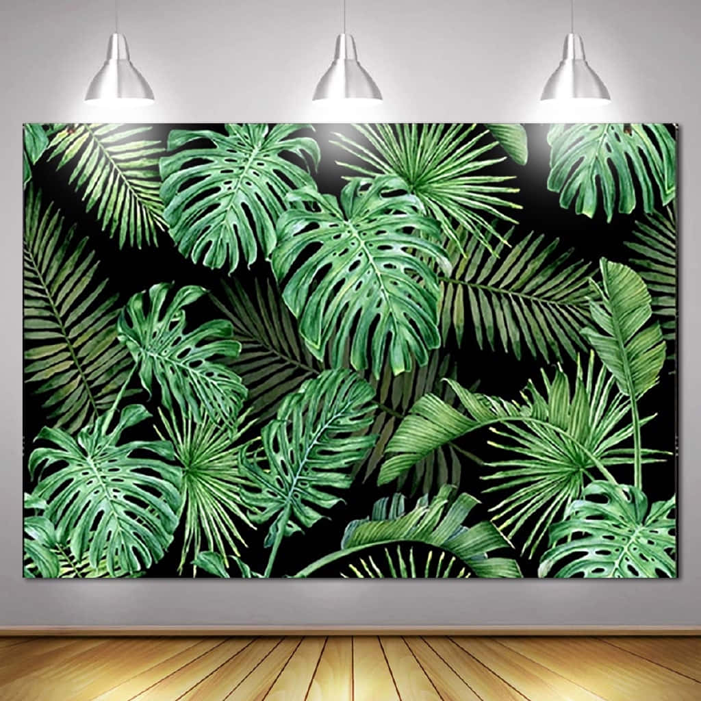 Tropical Leaves Wall Art Print
