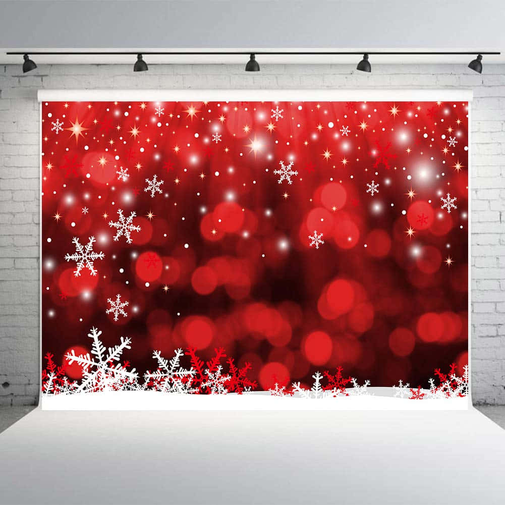 Christmas Snowflake Background Photo Studio Backdrop Christmas Photo Backdrop