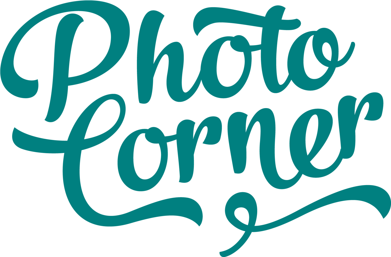 Photo Corner Logo Design PNG