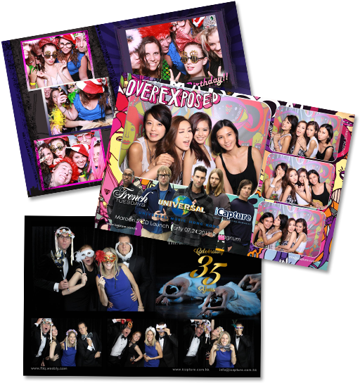 Photobooth Memories Collage PNG
