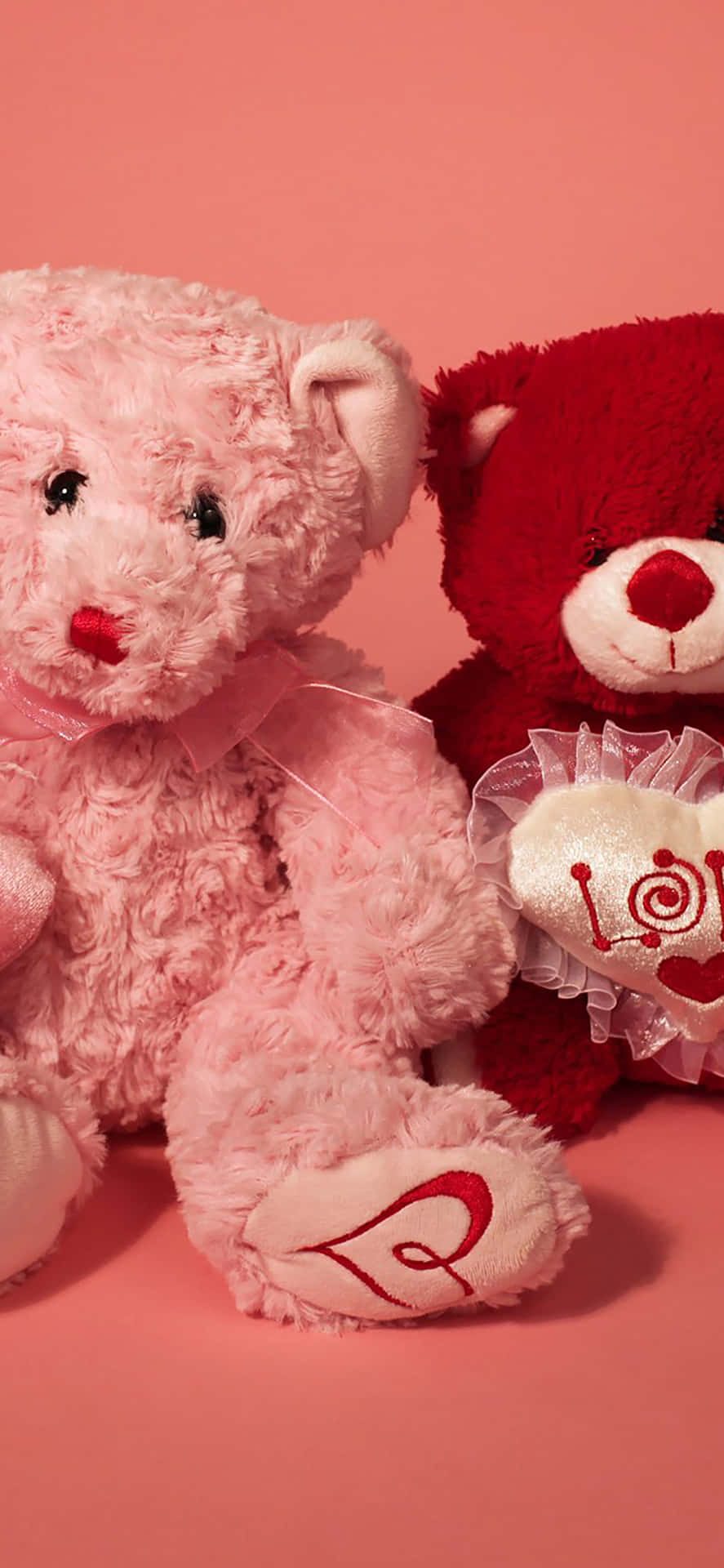 Photograph Of Teddy Bear Aesthetic Valentine's Day Wallpaper