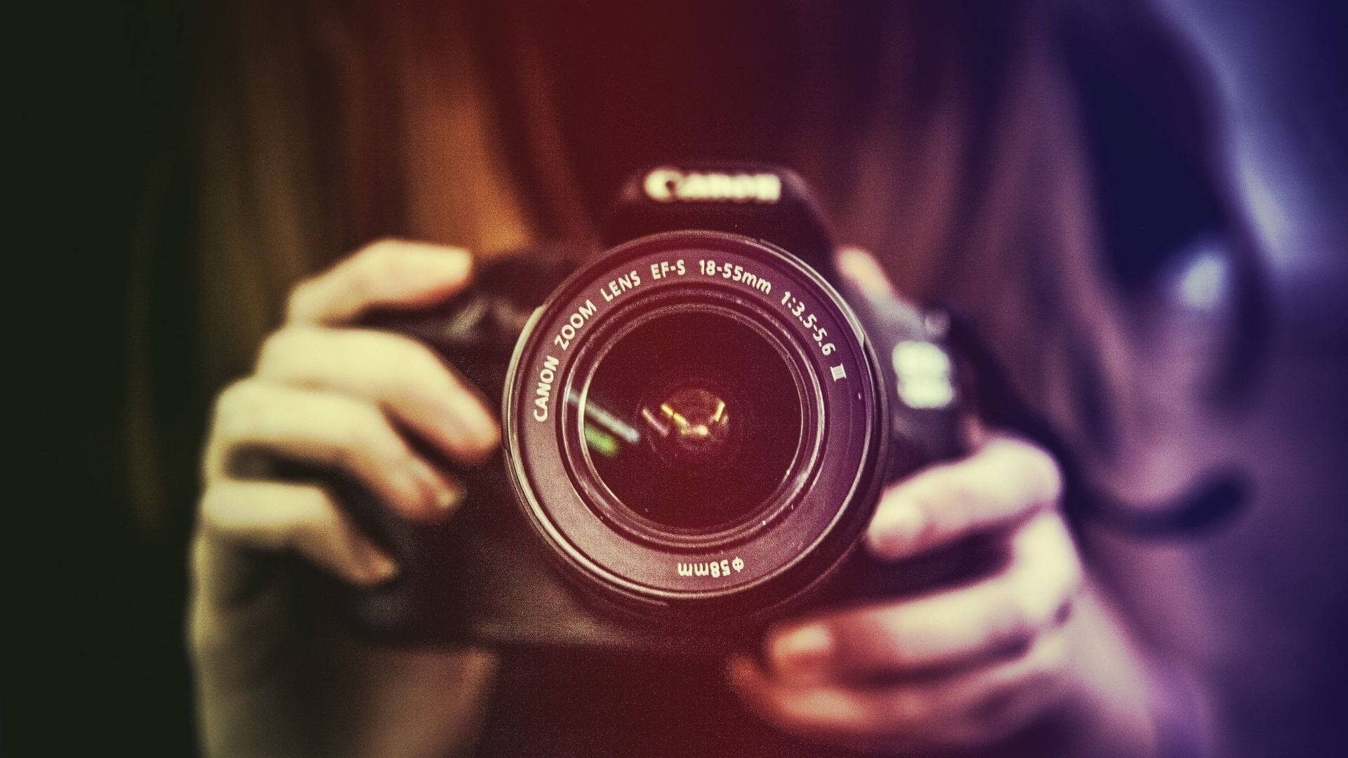 Photographer Camera Lens Wallpaper