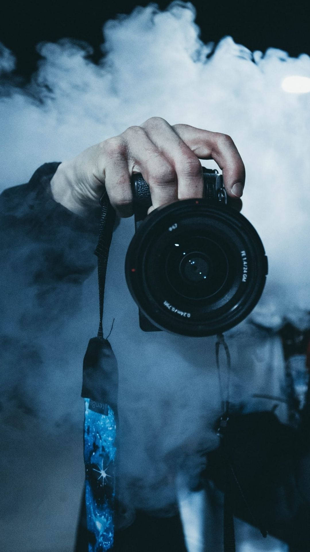 Fotógrafona Fumaça Papel de Parede
