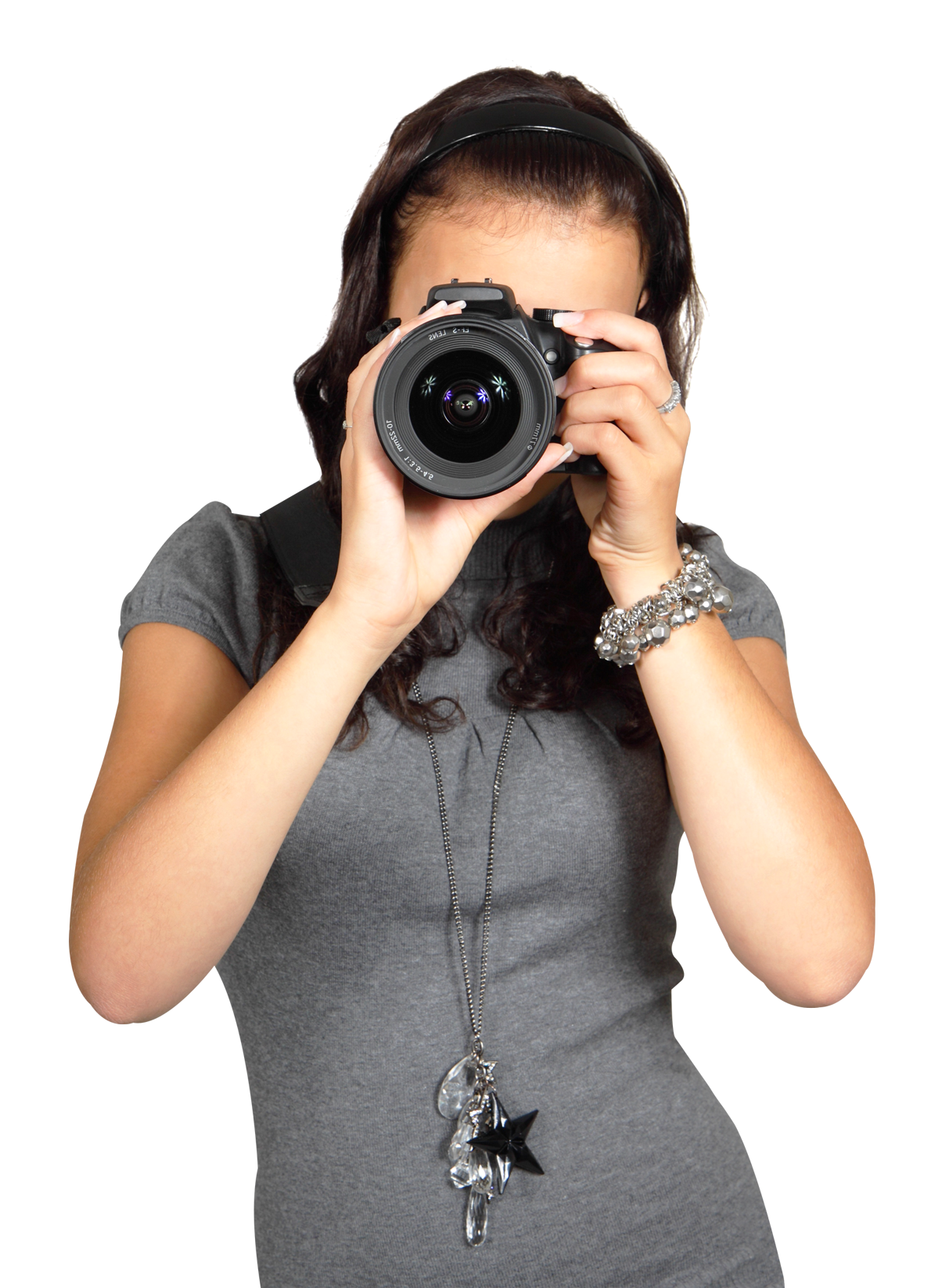Photographerin Action PNG