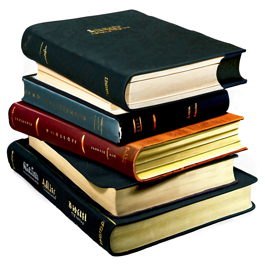 Photography Books Pile Png Hfe PNG