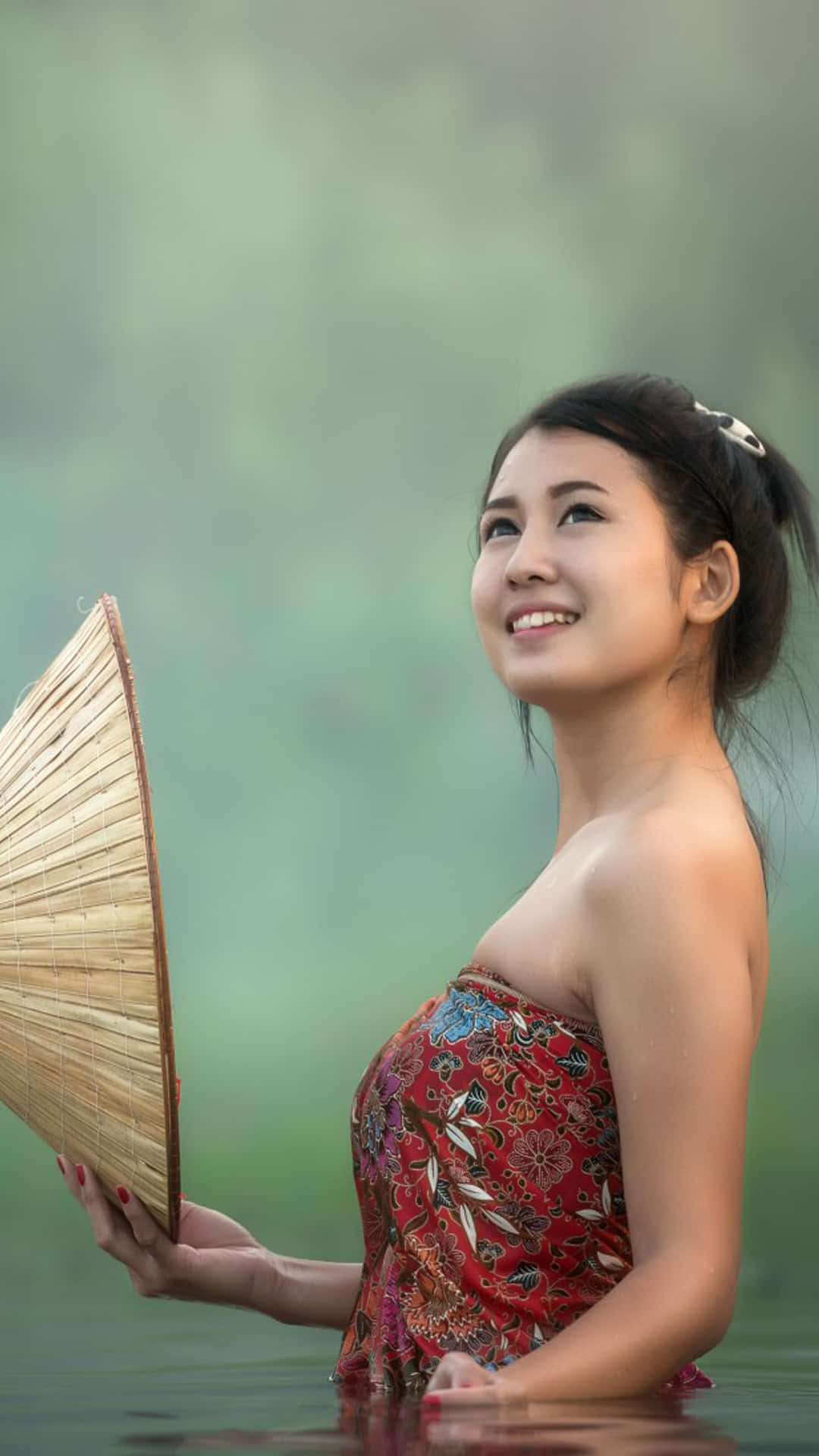 Download Photoshoot Of An Asian Girl Wallpaper 