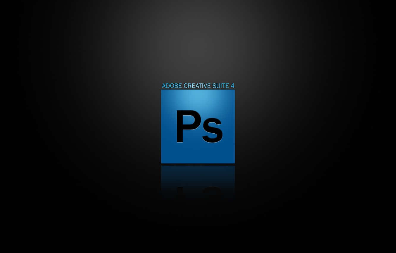 Photoshopadobe Creative Suite 4-logotyp. Wallpaper