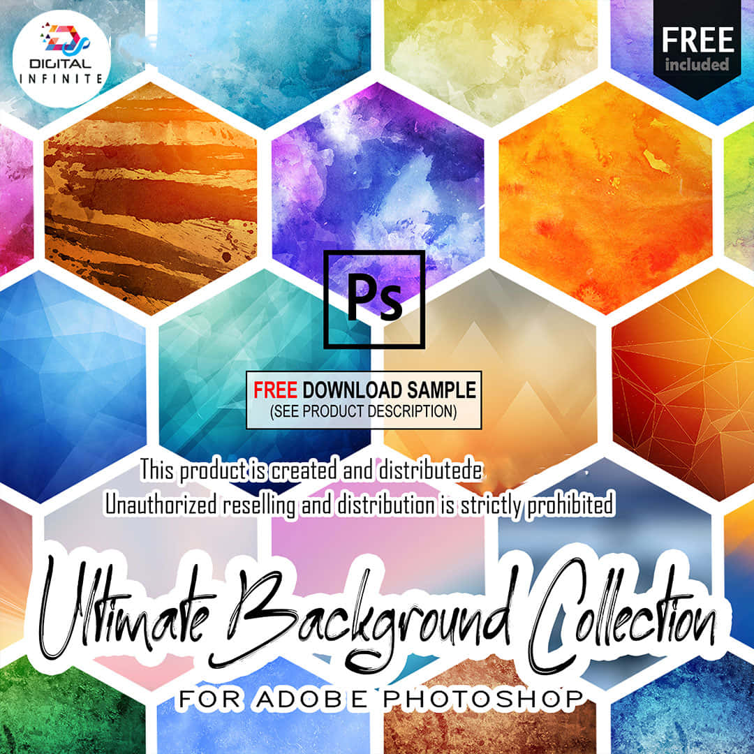 Photoshopbunte Adobe-poster Wallpaper