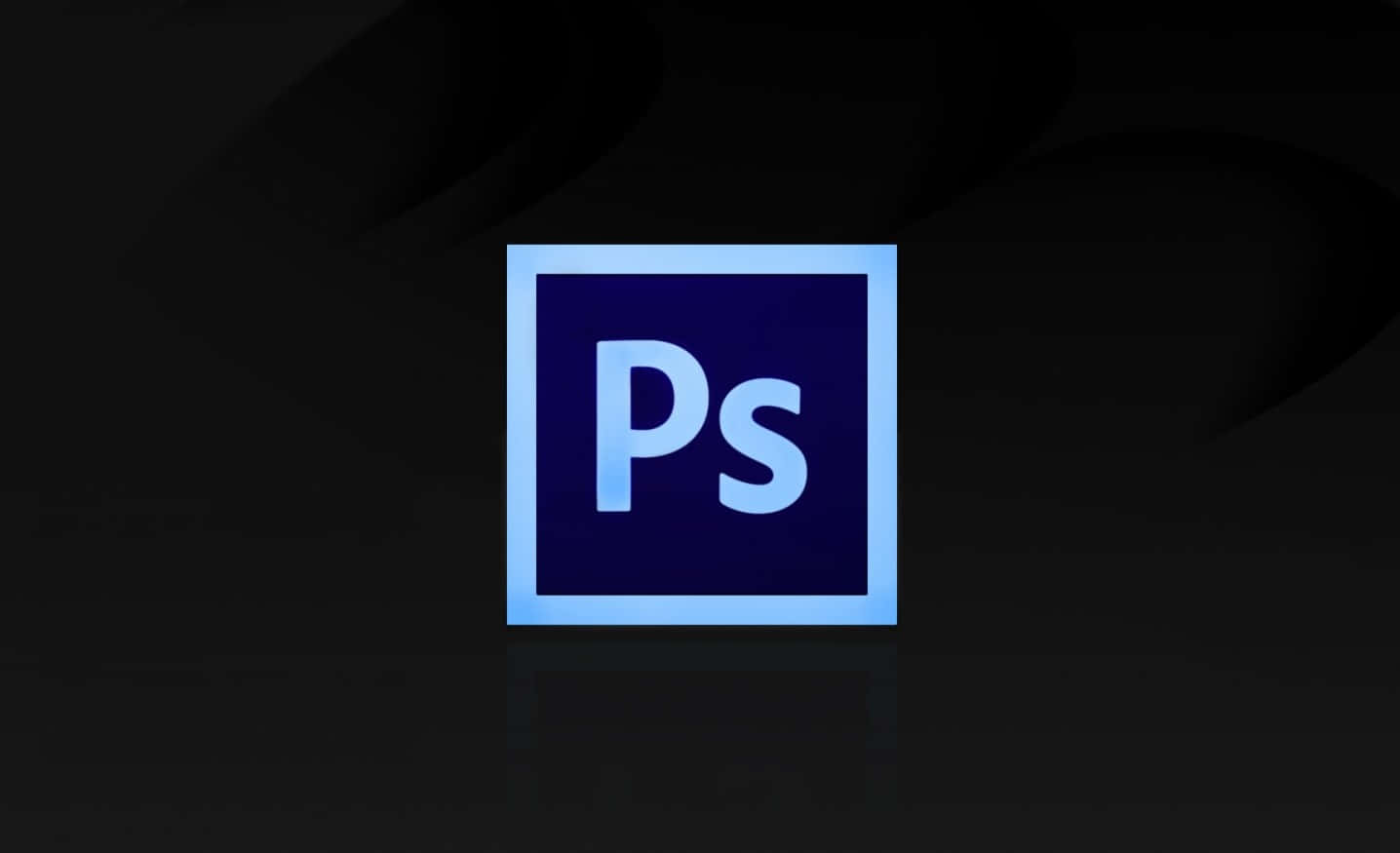 Photoshopminimalistiska Adobe Grafiska Logotyper. Wallpaper