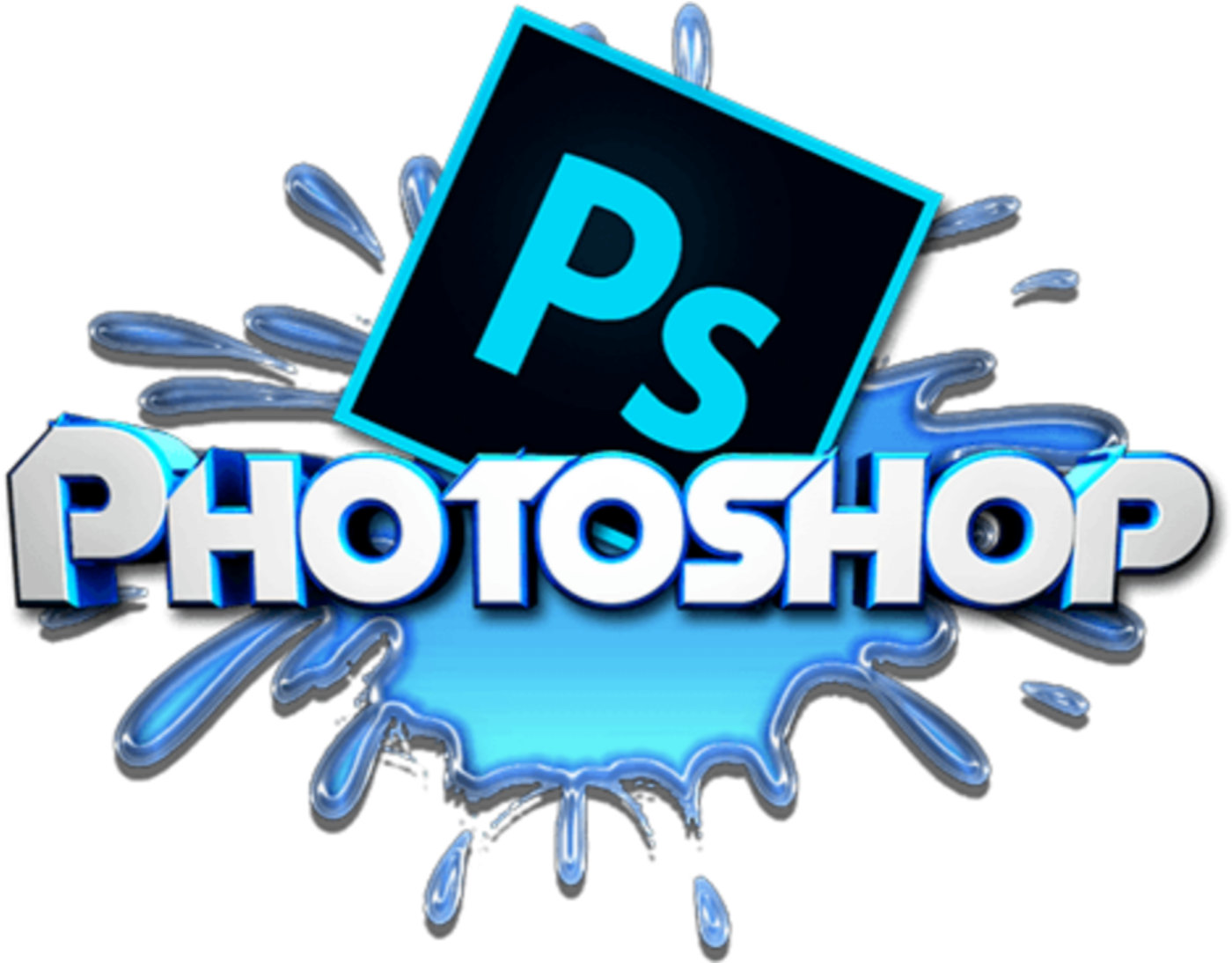 Photoshop Splash Logo PNG