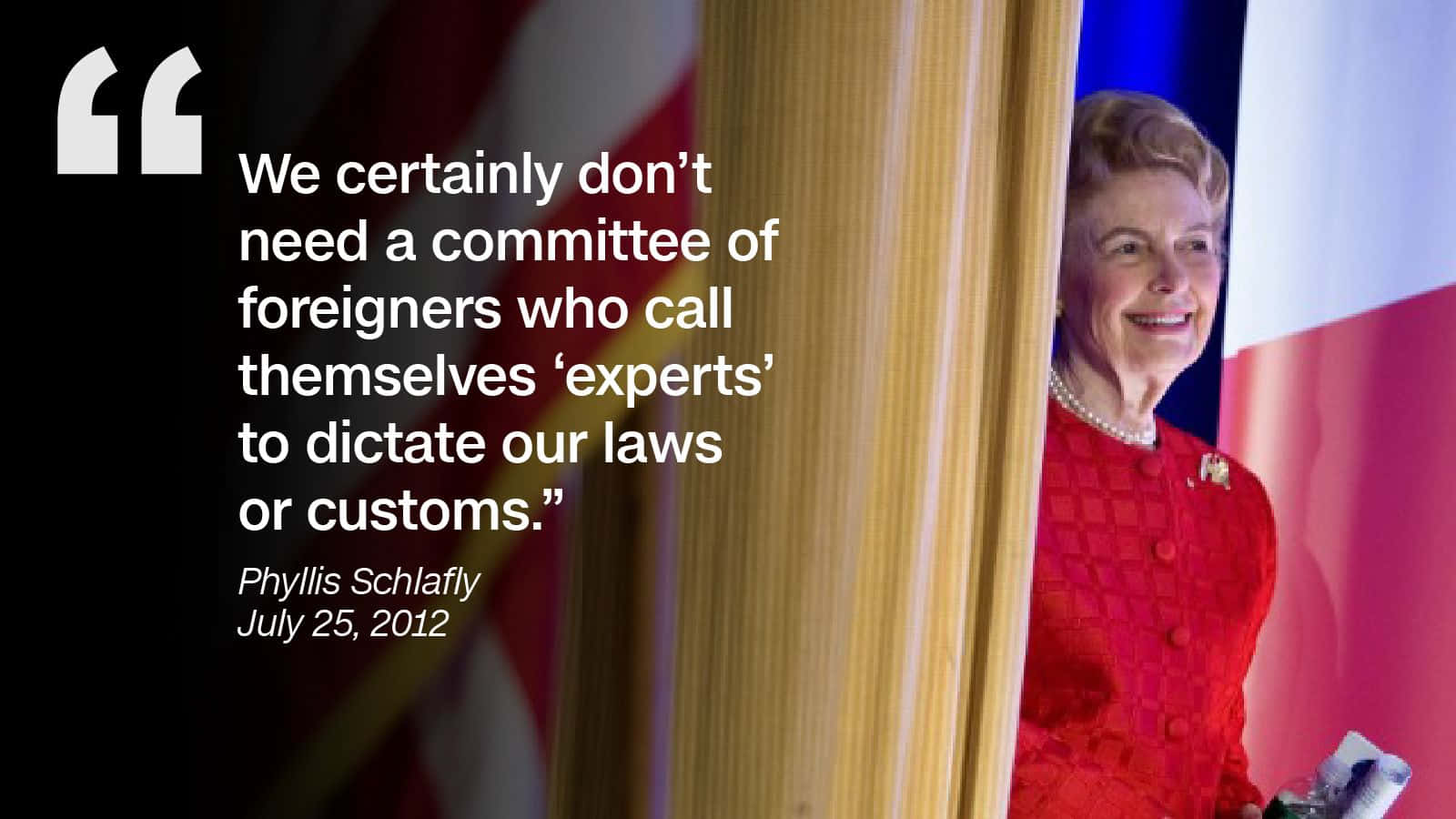 Phyllis Schlafly Quote Wallpaper