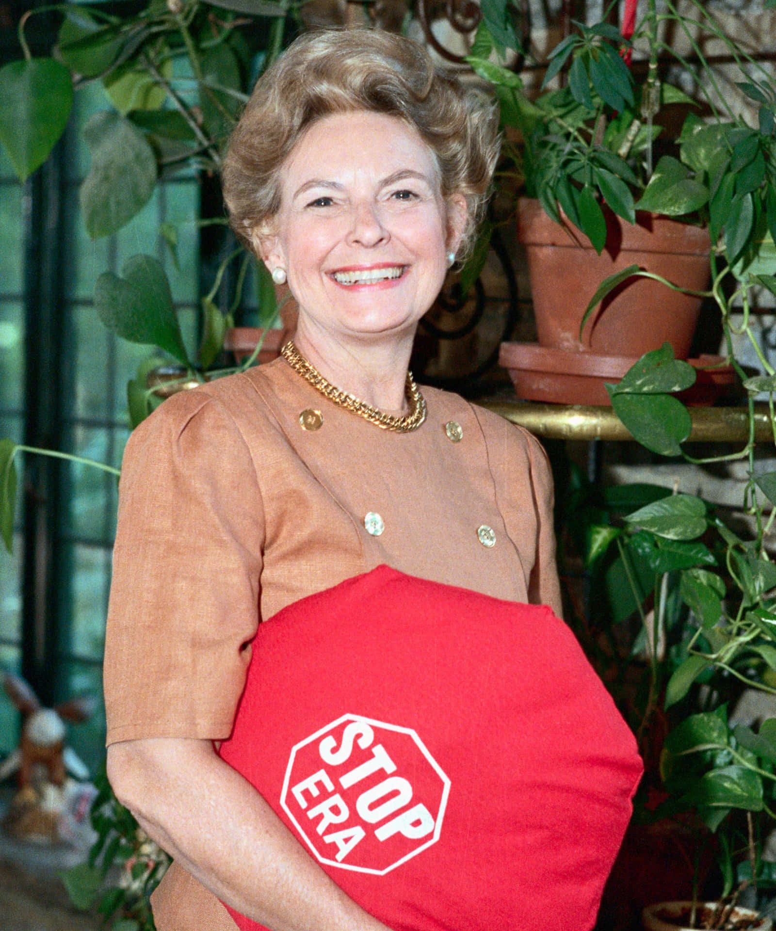 Phyllis Schlafly Red Stop Sign Wallpaper