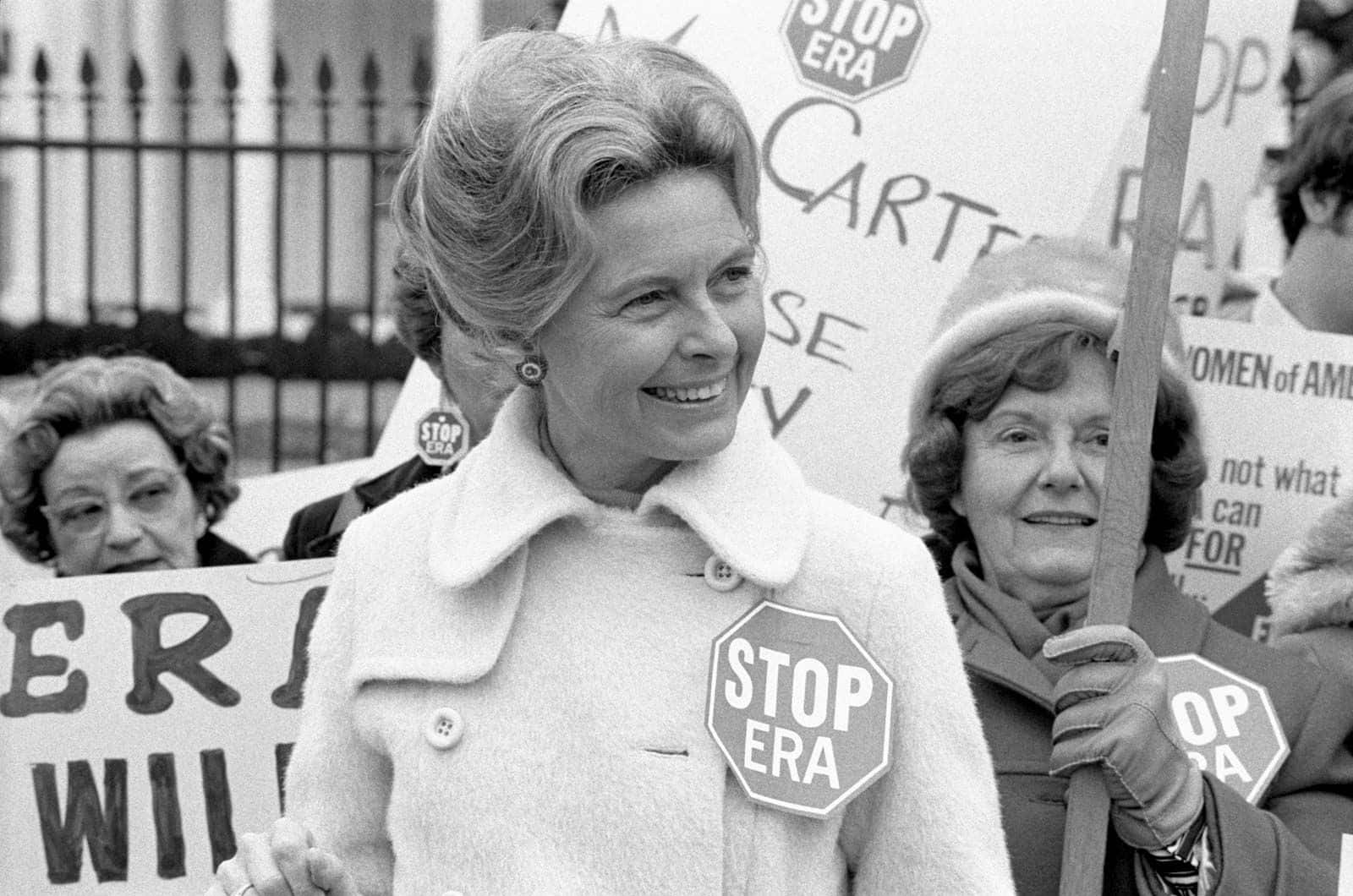 Phyllis Schlafly Smiling Rally Wallpaper