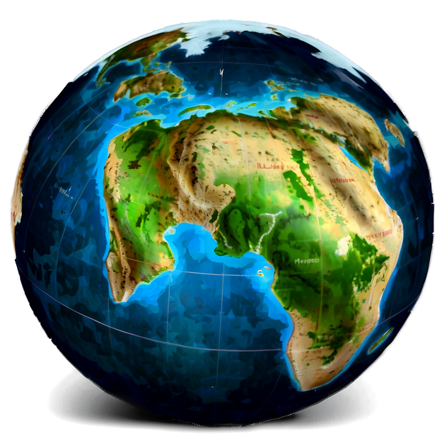 Physical World Map Png Fwn PNG