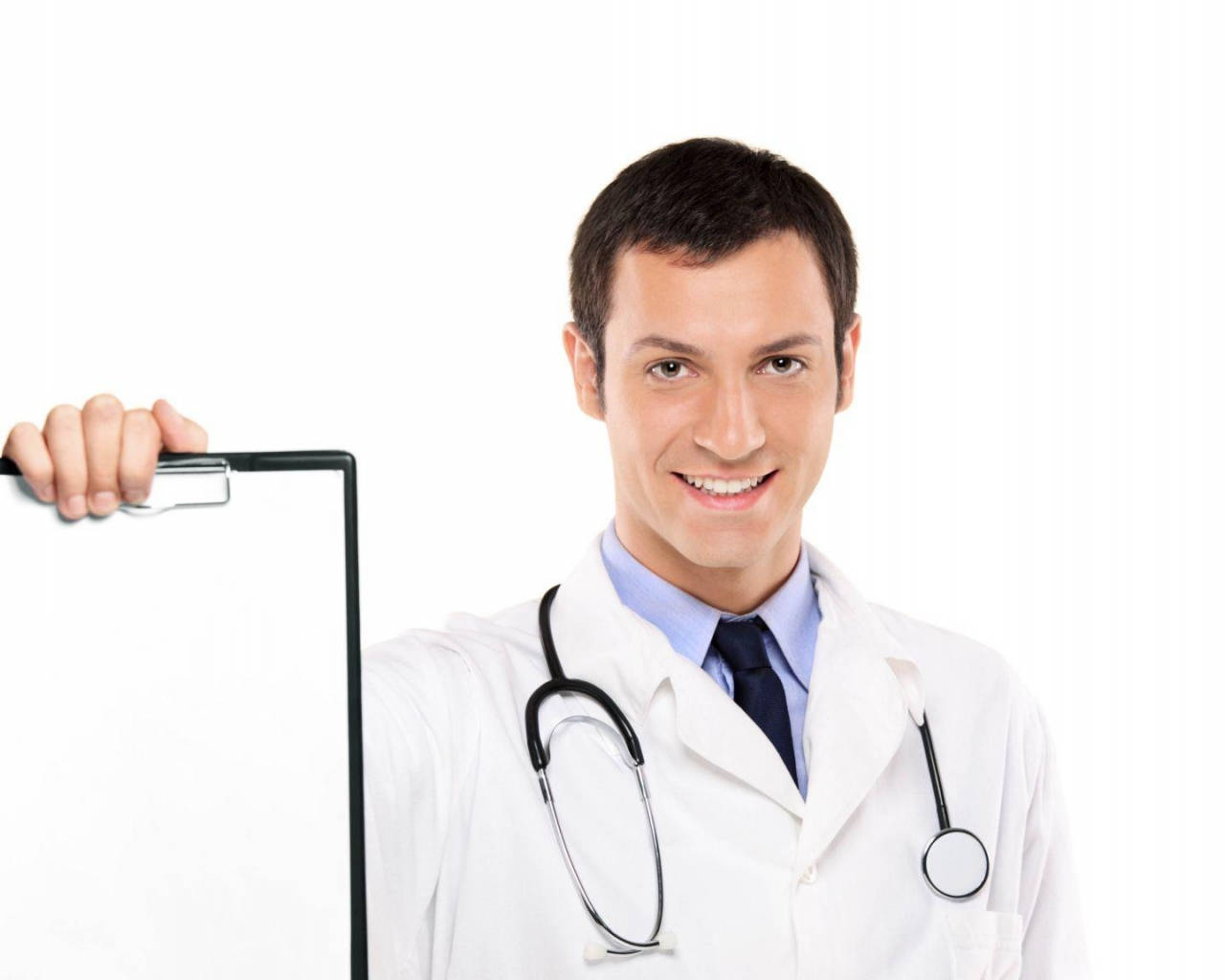 Physician Doctor Smiling Photograph Wallpaper