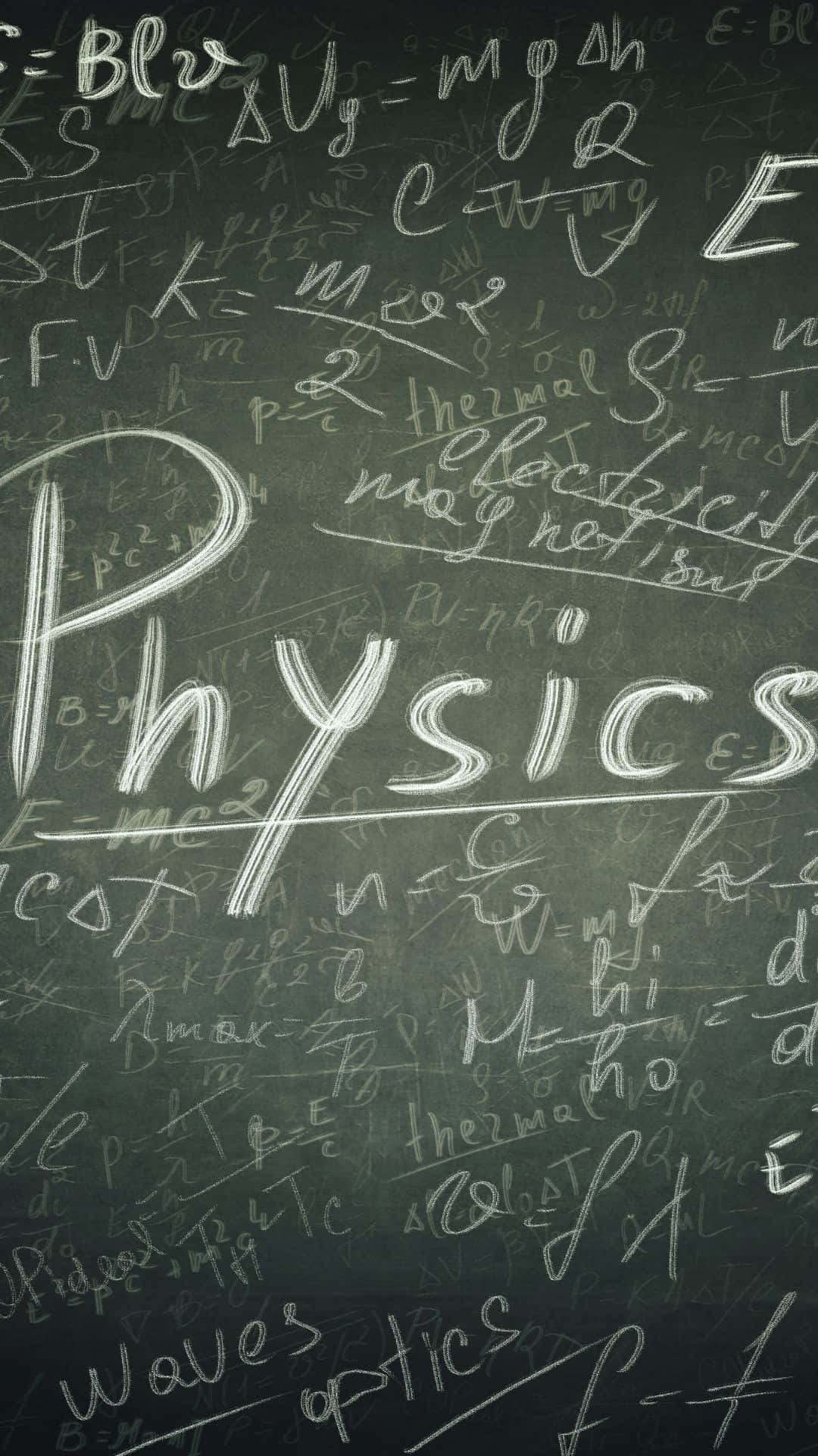 physics wallpaper chalkboard