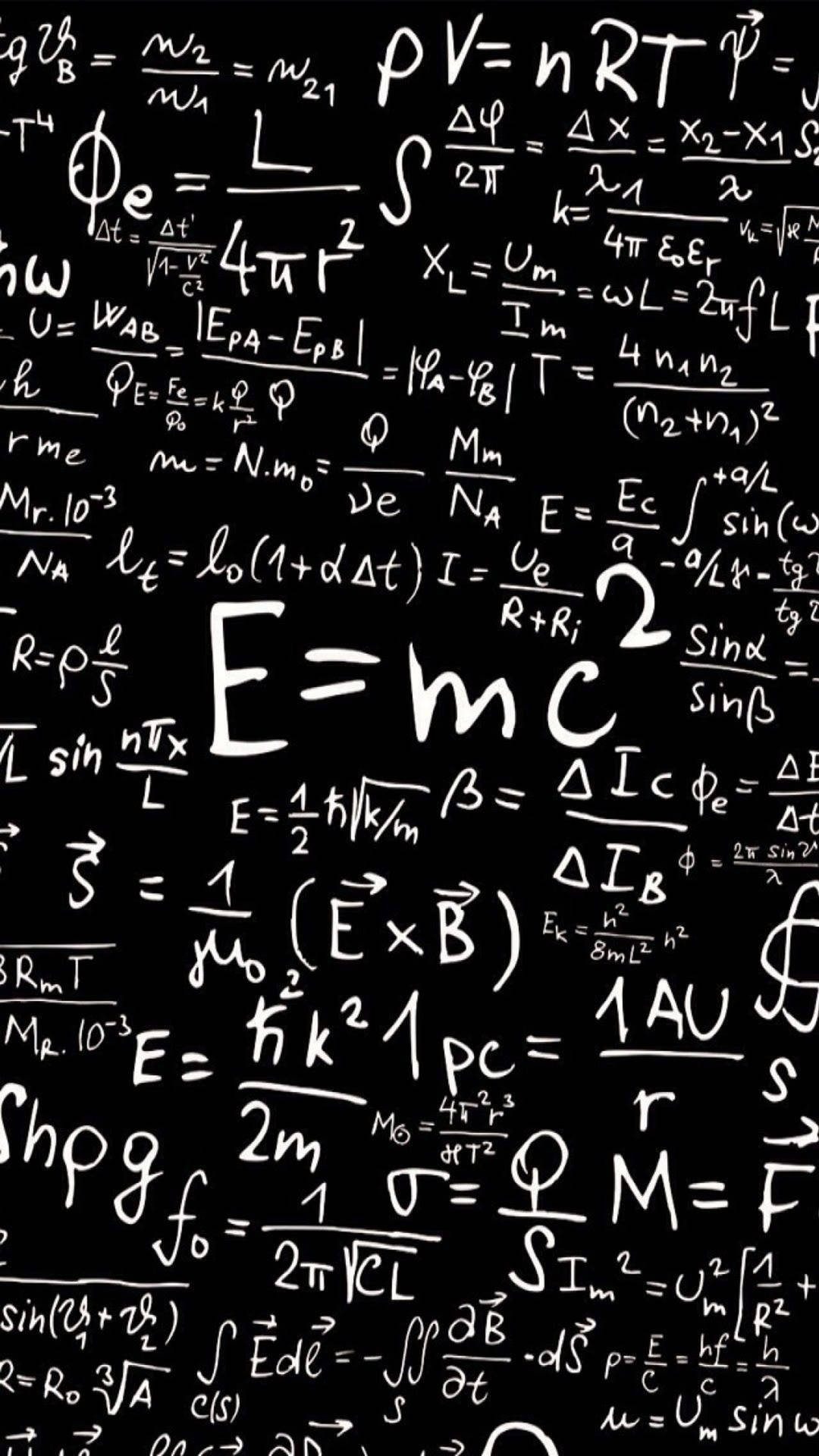 Physics Equations Scribble Wallpaper