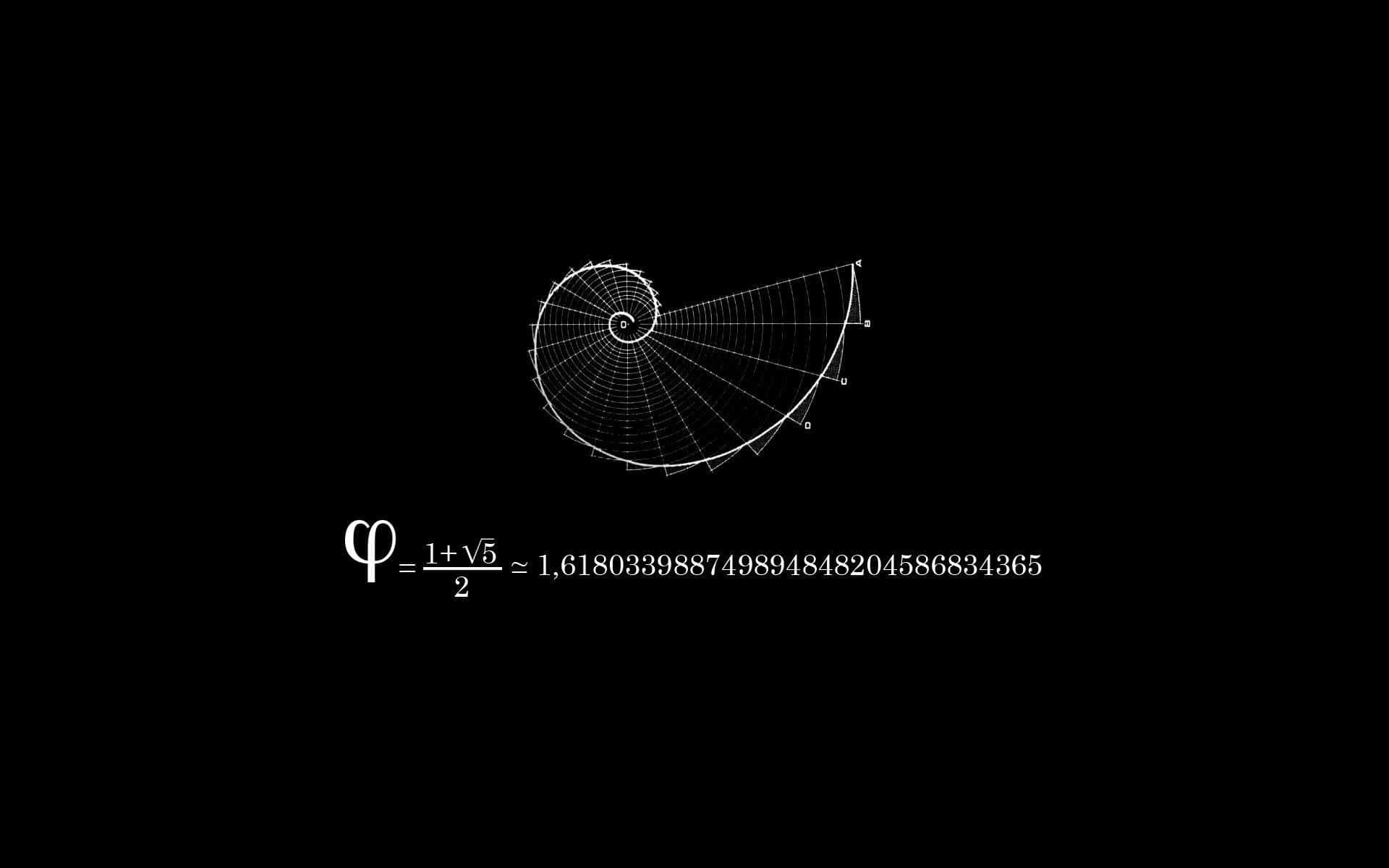 Fisicasequenza Di Fibonacci Sfondo