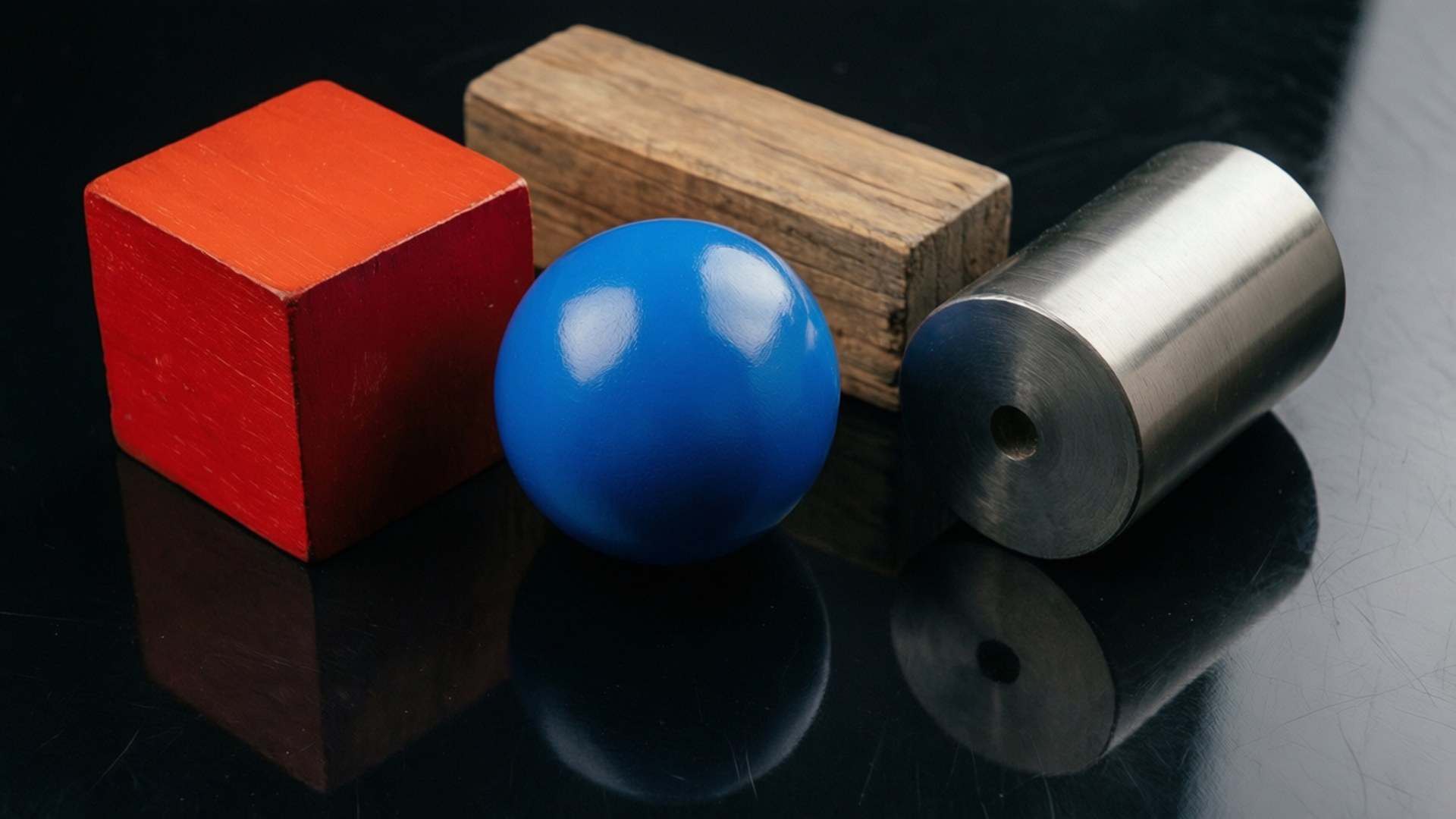 Physics Object Scatter Wallpaper