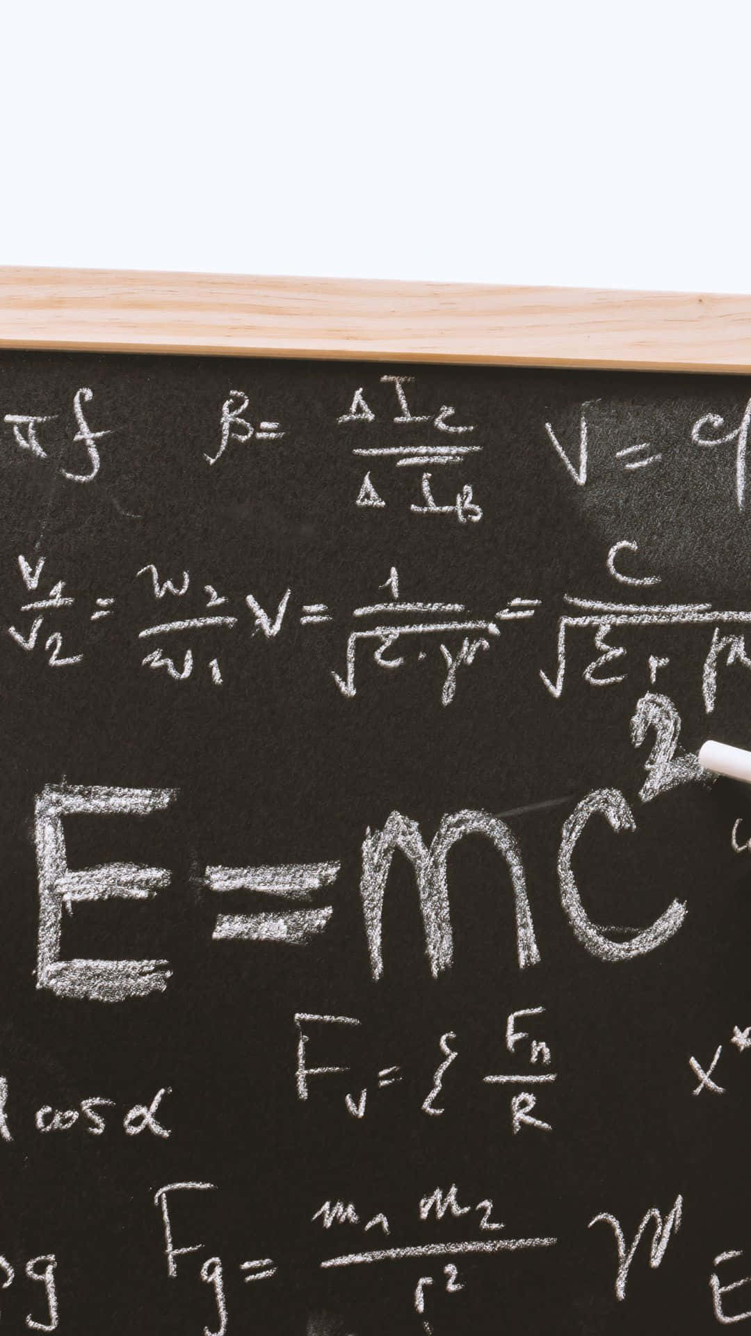Interplay of Physics Theories and Equations Wallpaper