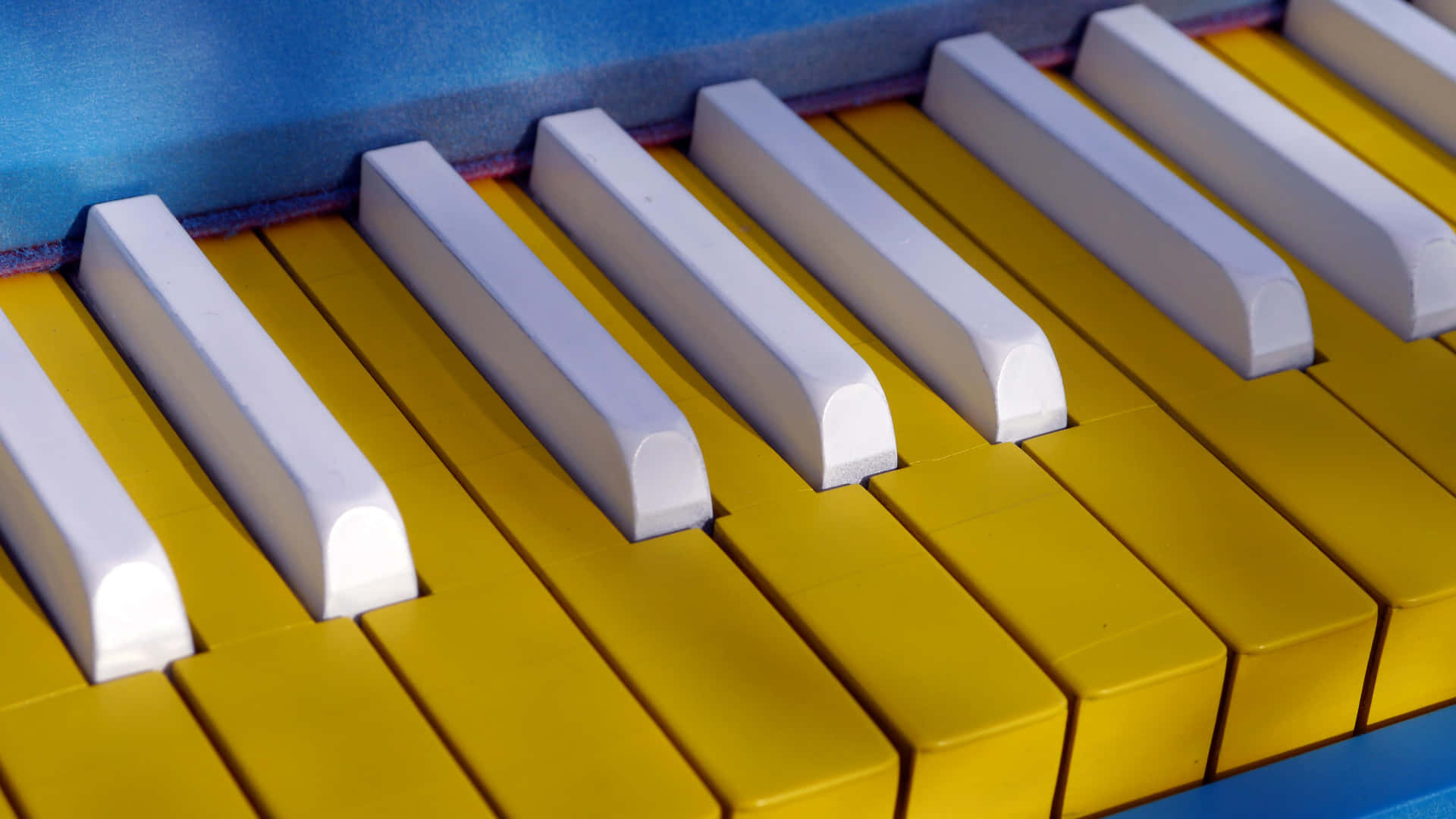 Piano keys creating soothing melodies
