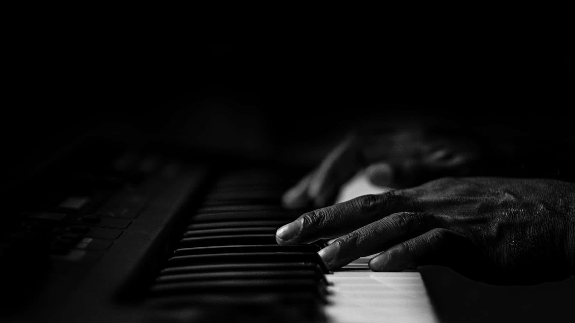 Slappnaav Och Bli Inspirerad Av Den Lugnande Ljudet Från En Klassisk Piano