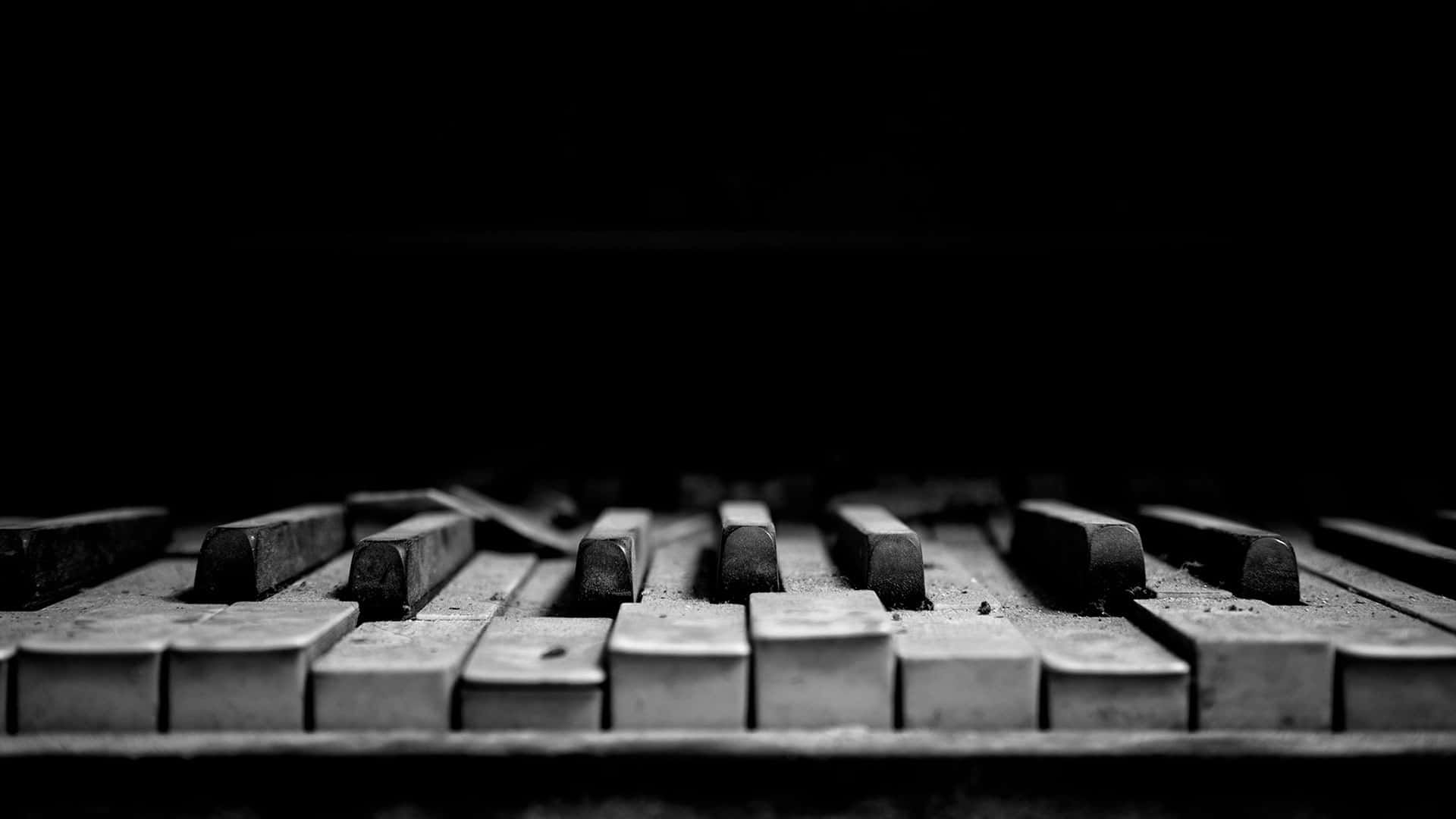 Spielewunderschöne Musik Mit Einem Klassischen Klavier