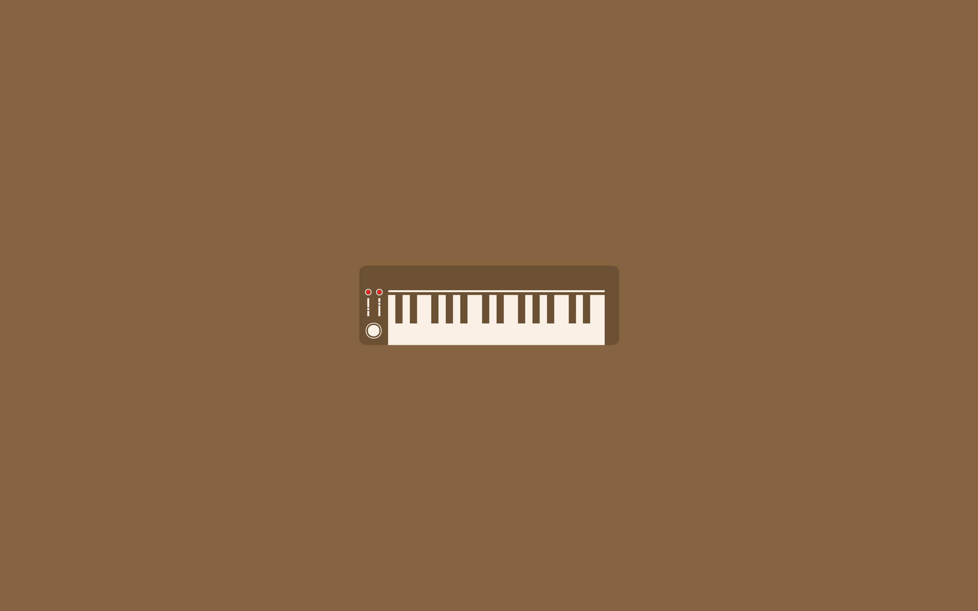 Tastiera Di Pianoforte Ipad Minimalista Sfondo
