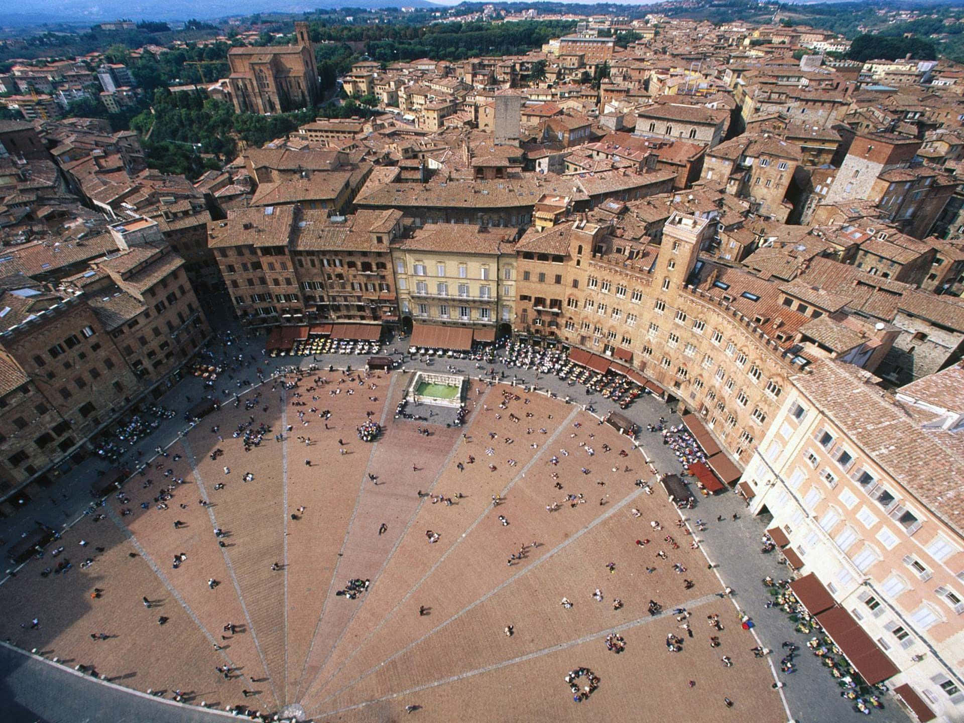 Piazza Del Campo In Siena Picture