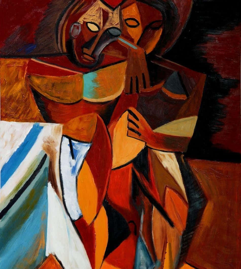 Picasso Cubist Portrait Wallpaper