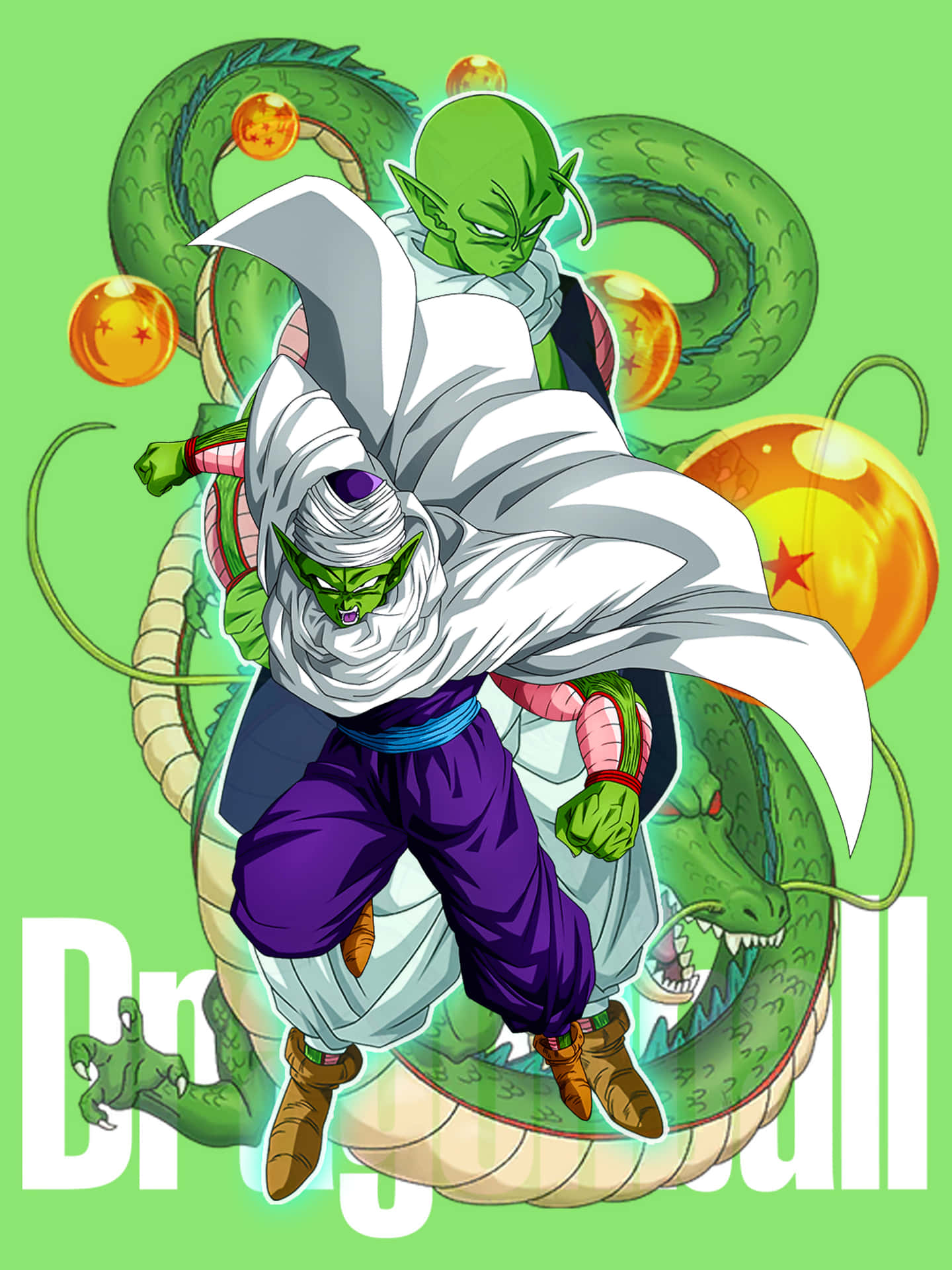 Piccolo_with_ Dragon_ Balls_ Artwork Wallpaper