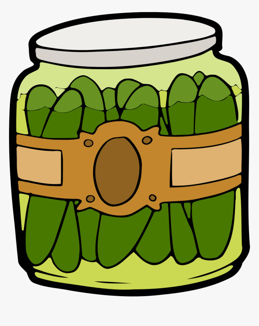 Pickle Jar Vector Art