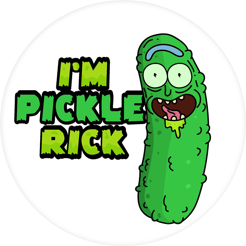 Pickle Rick Announcement PNG