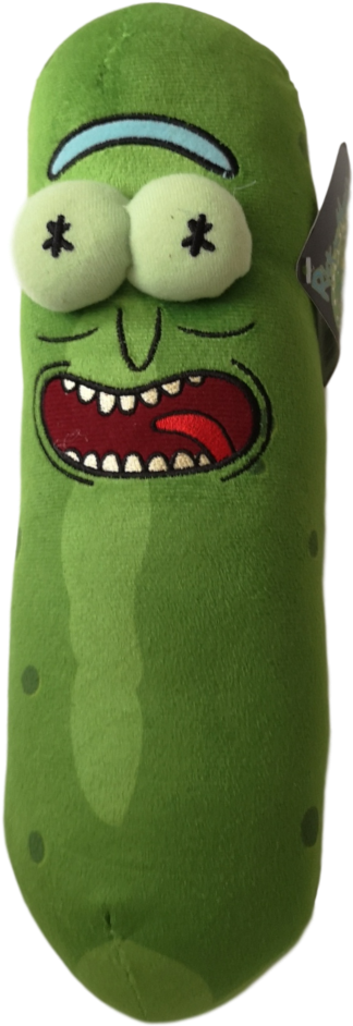 Pickle Rick Plush Toy PNG