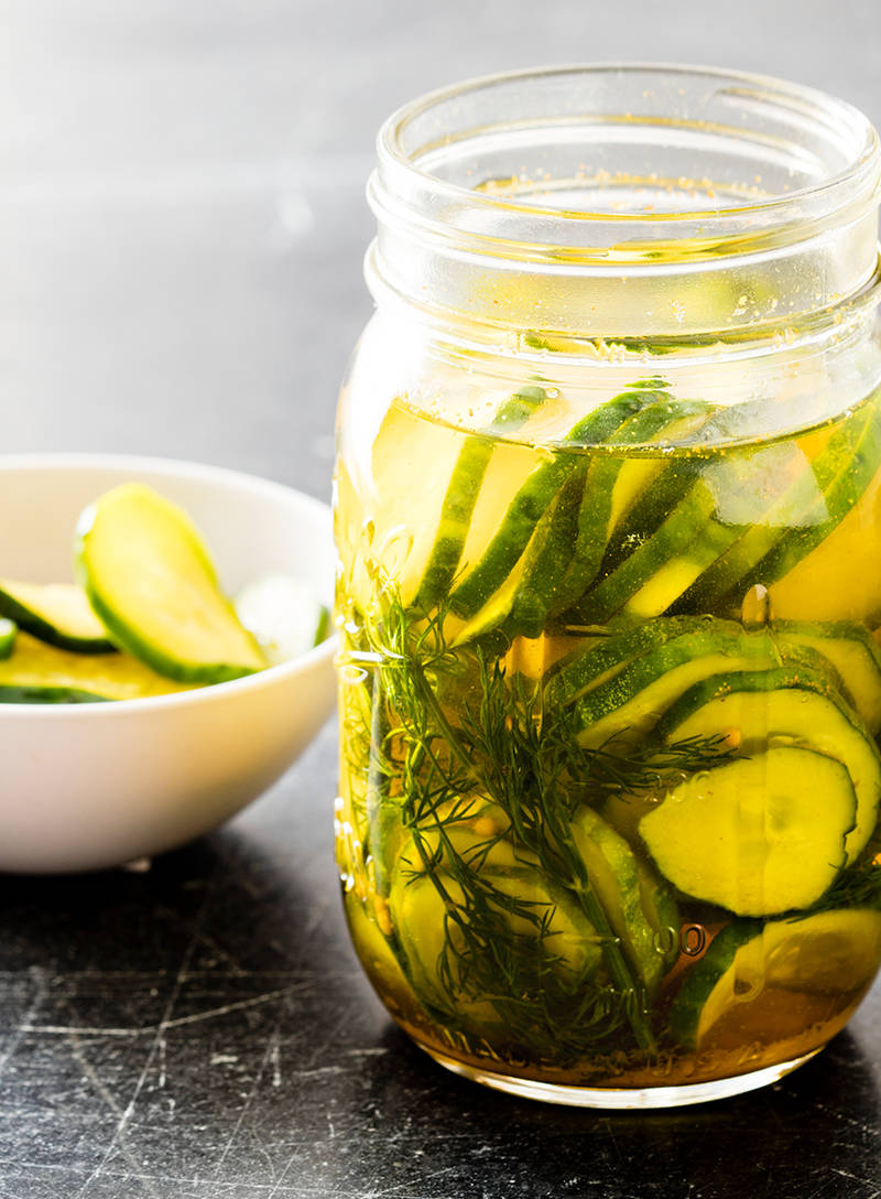 Pickle Slices In A Jar