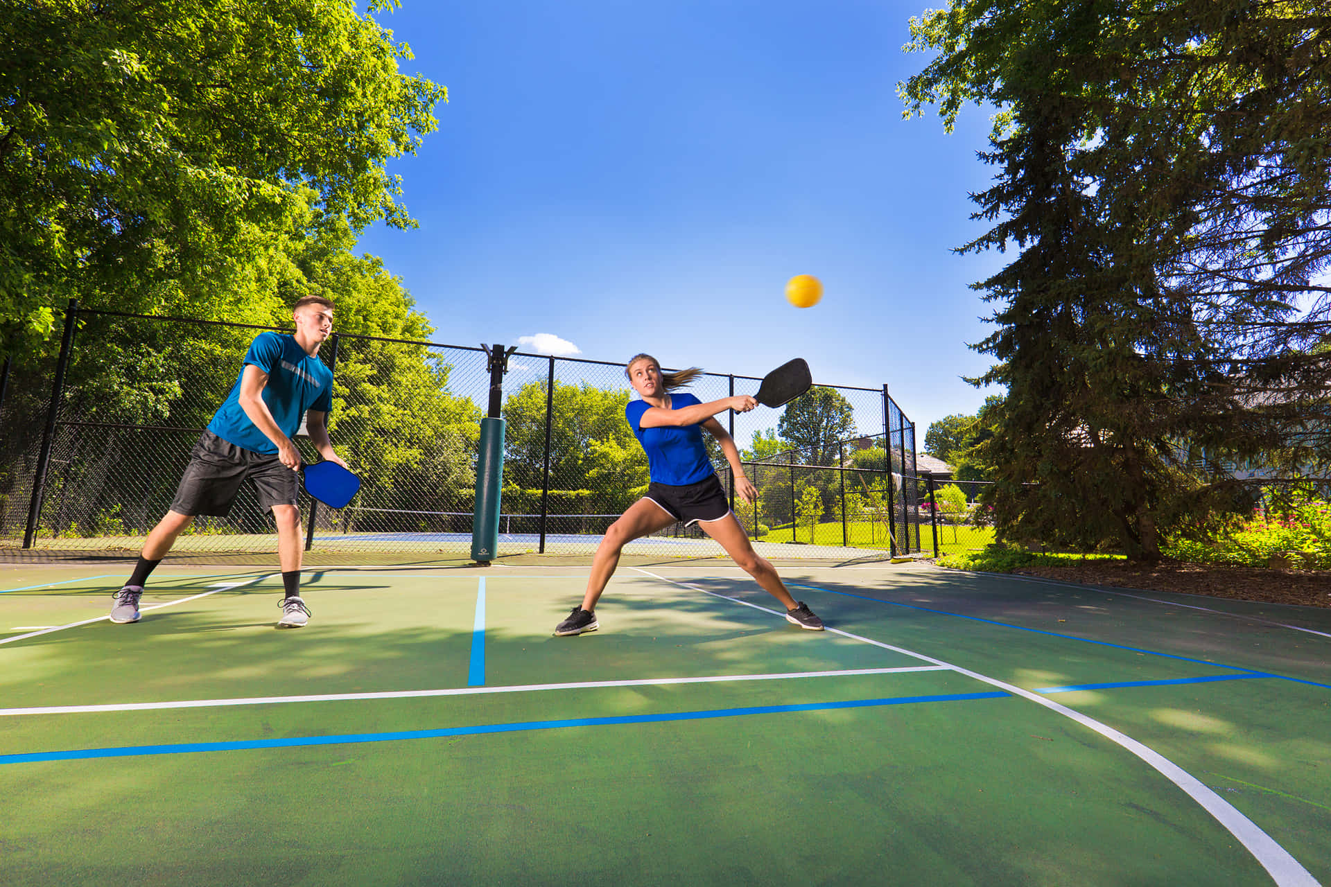 "A match of Pickleball is filled with fun, friendly competition!"