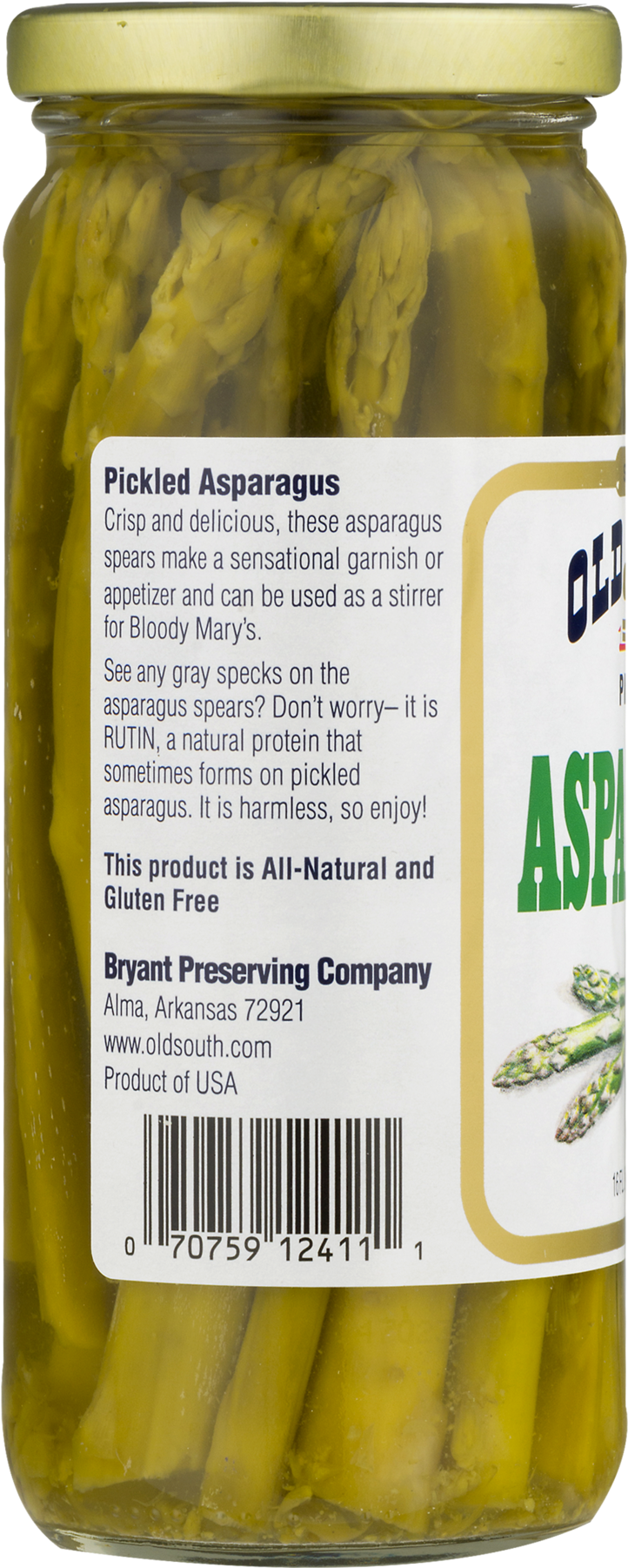 Pickled Asparagus Jar Product PNG