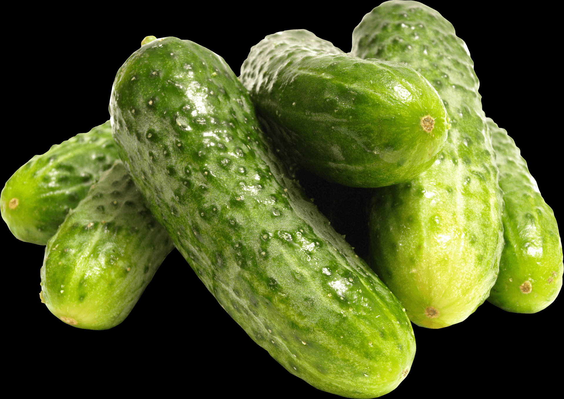 Pickled Bumpy Green Cucumber Fruits Wallpaper