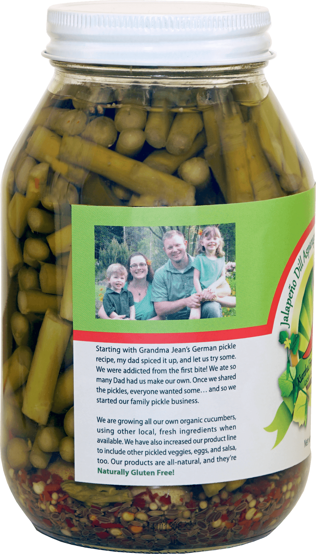 Pickled_ Asparagus_ Jar_ Family_ Brand PNG