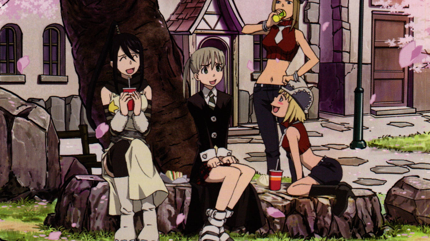 Picnic With Soul Eater Characters Wallpaper