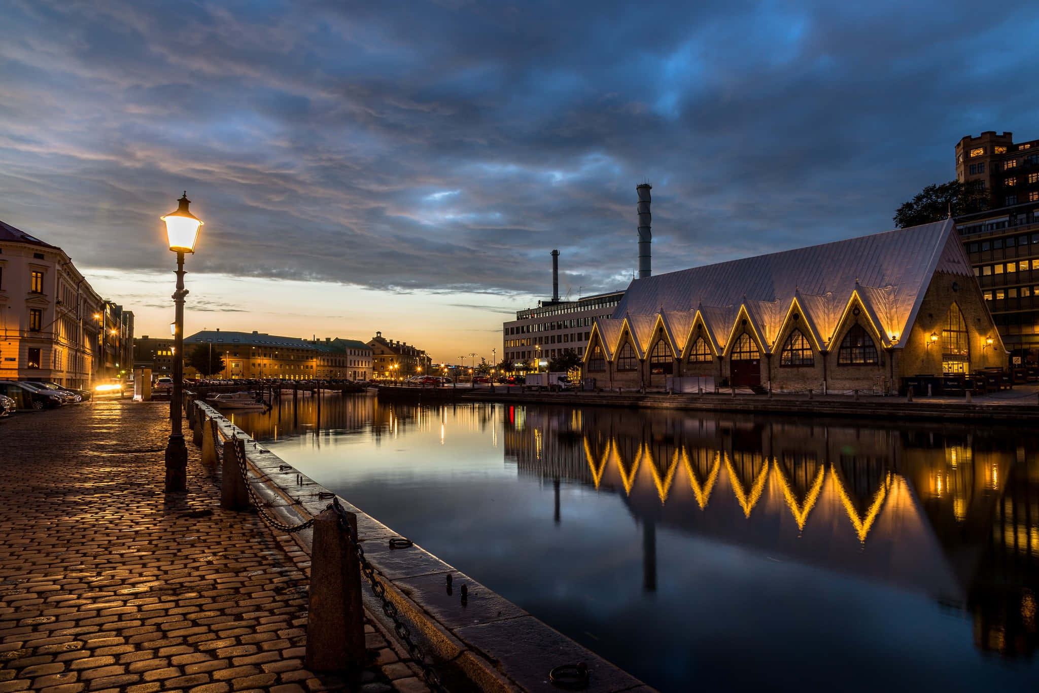 Pictureque View Of Gothenburg Cityscape Wallpaper