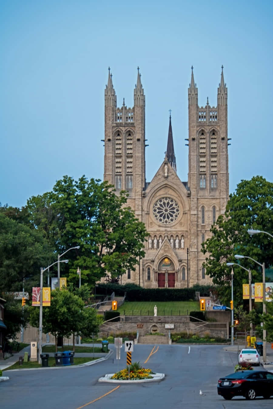 Picturesque View Of The Basilica Of Our Lady Immaculate, Guelph Wallpaper