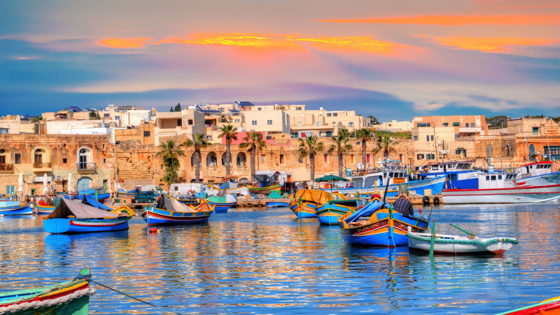 Picturesque View Of Valletta, Malta